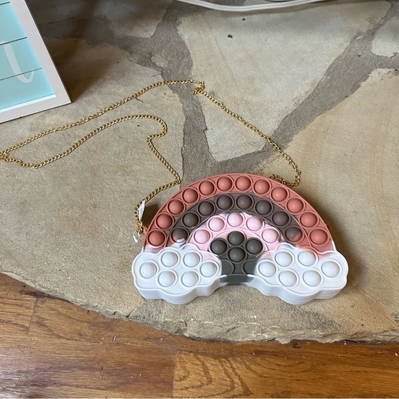 NWT Rainbow Pop It Mini Purse - Picture 1 of 9